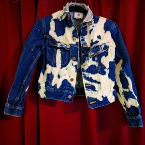 Studded Collared Denim Jacket